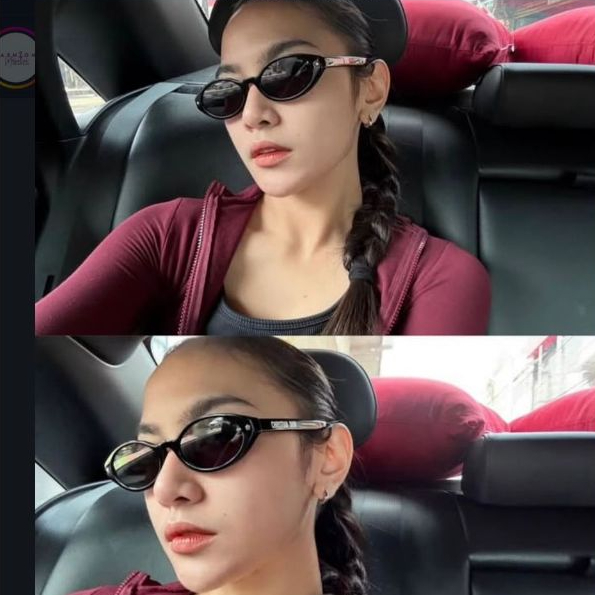 Kacamata Sunglasses Bulat Retro mahalini Pasific Anti UV Pria Wanita Keren