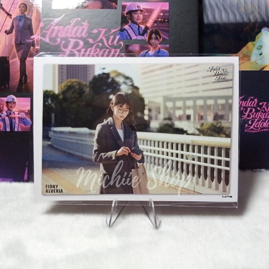 Postcard Fiony JKT48 Andai Ku Bukan Idola Official | Postcard JKT48 Fiony Andai ku Bukan Idola OFC