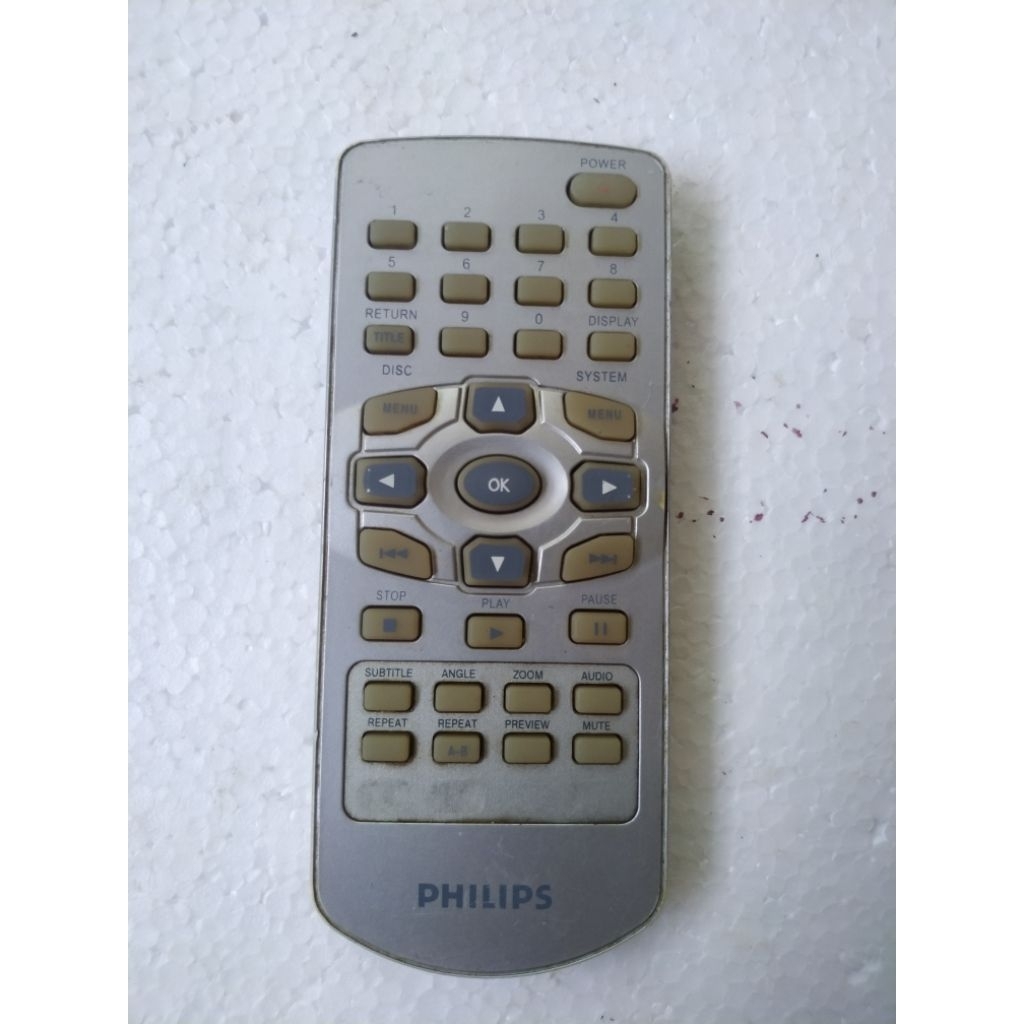 Remot DVD Philips ori second ( untest )
