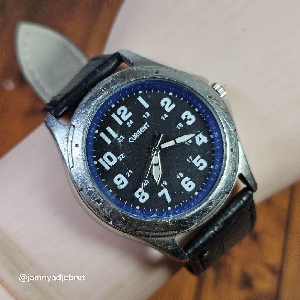 Jam Current Military Dial MOD Case C4s10 Bekas