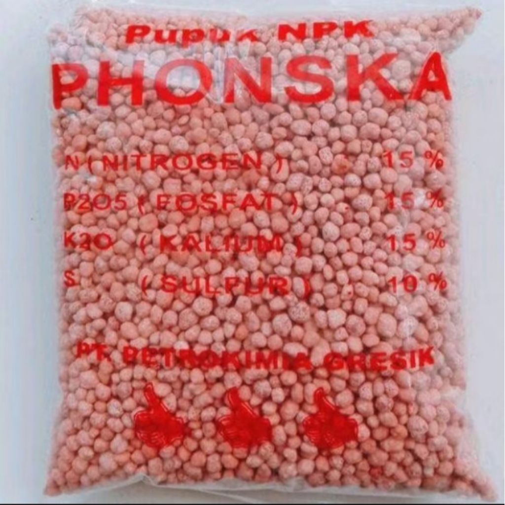 Pupuk NPK Phonska 15-15-15 Original - Vitamin NPK Phonska 15-15-15 Penyubur Tanaman Buah,Bunga,Dan B