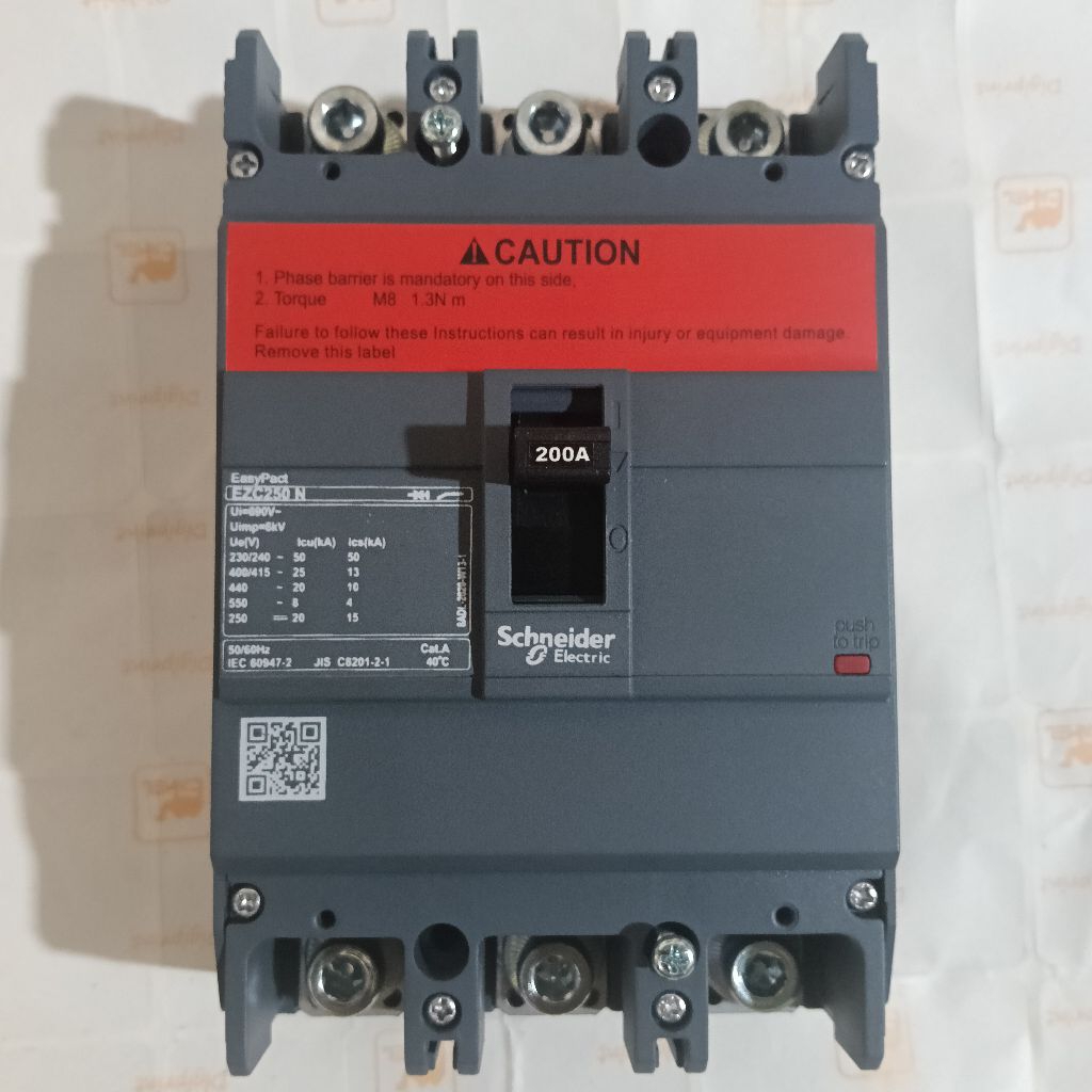mccb breaker schneider 125a 160a 200a 250ampere