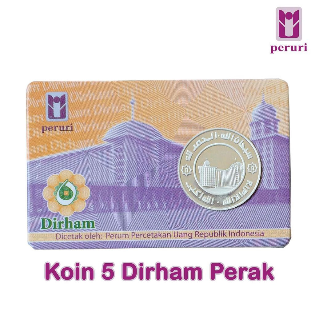 Koin 5 Dirham Perak
