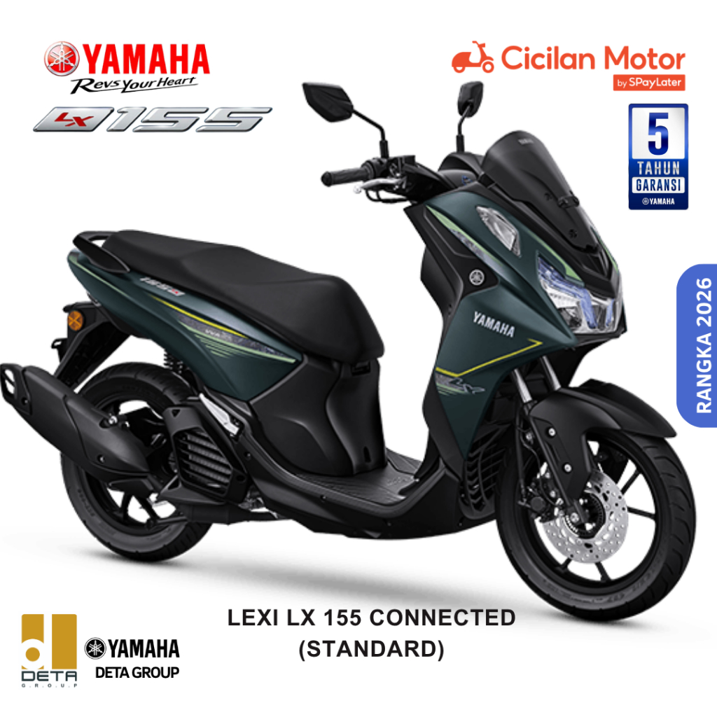 Sepeda Motor Yamaha Lexi LX 155 Connected