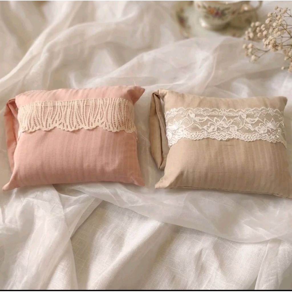 Mukena atas bawah bahan rayon renda besar