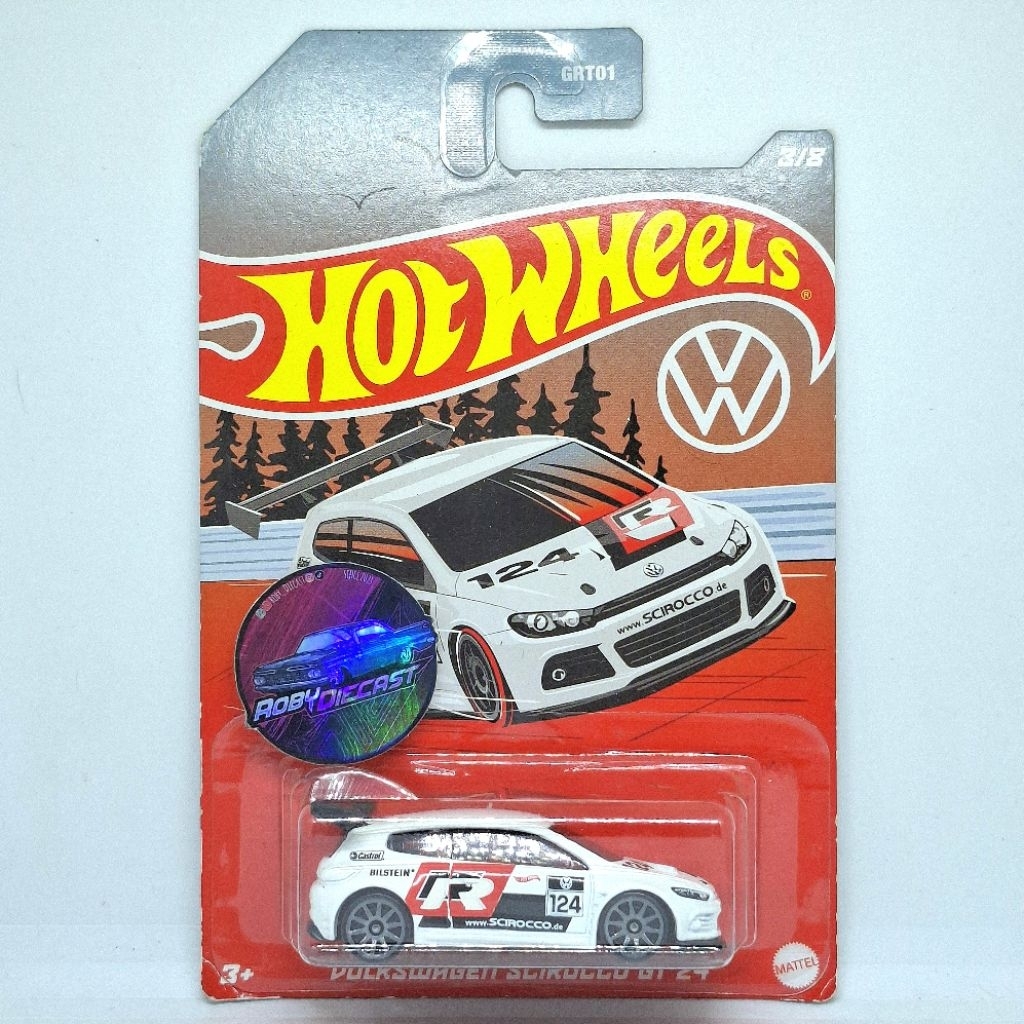 Hot Wheels Volkswagen Scirocco GT 24 White VW Volkswagen Series