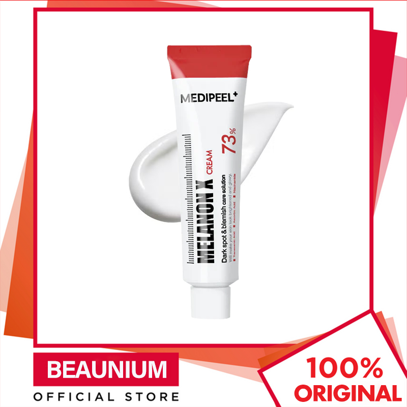 MEDIPEEL Melanon X Cream 30ml Hilangkan Flek Hitam Bekas Jerawat Cream Korea