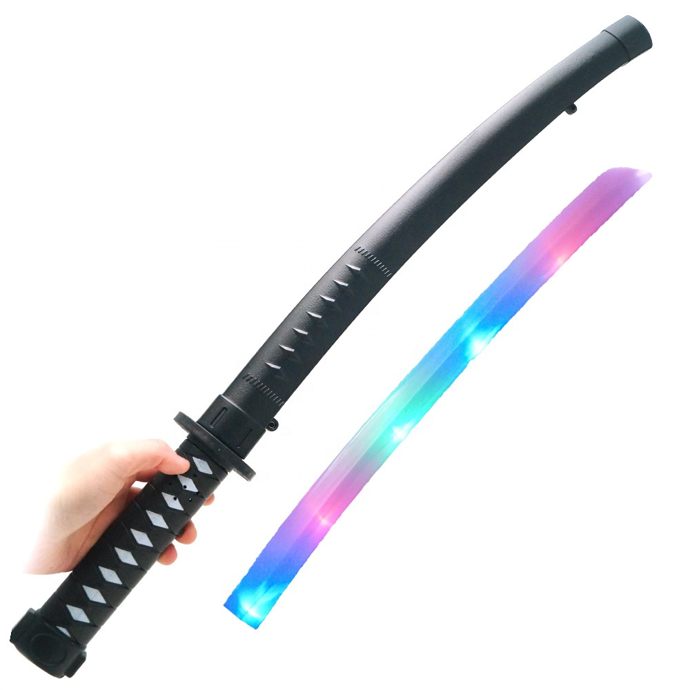 Mainan anak Pedang Ninja Led nyala ada Suara Baterai Samurai Sword Toy Seru keren