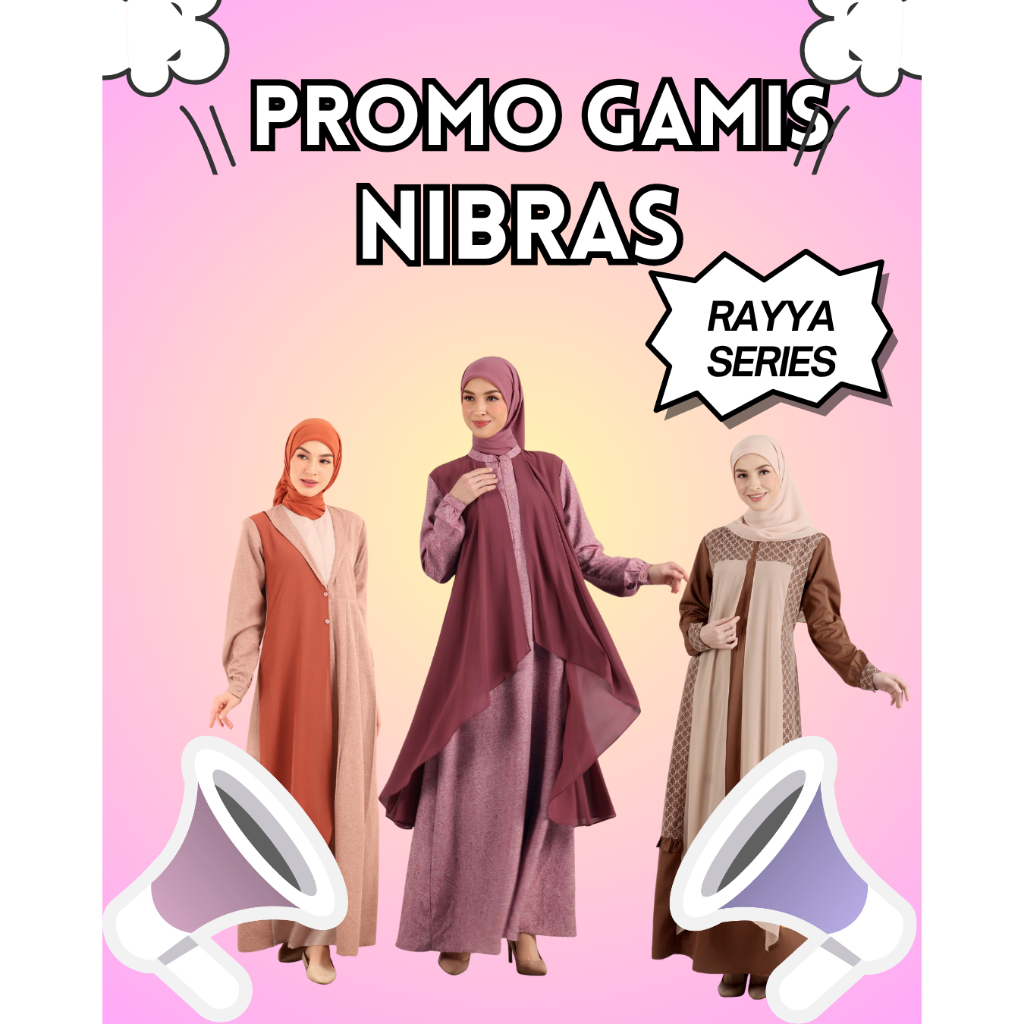 Gamis NIbras Murah Promo Ori Ready Bisa COD