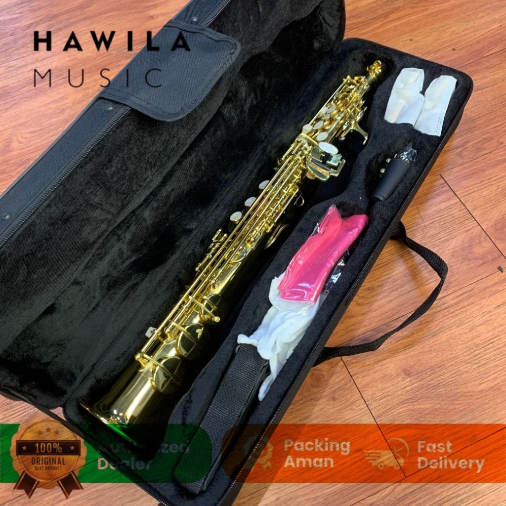 Saxophone Sopran Caleb Soprano Saxo Caleb Soprano Saxophone Lengkap Plus Hardcase