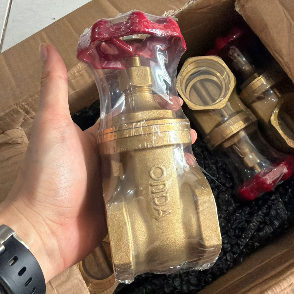 GATE VALVE ONDA 2” inch KUNINGAN ONDA STOP KRAN 2” DIM INCH GATEVALVE ORI KERAN PUTAR