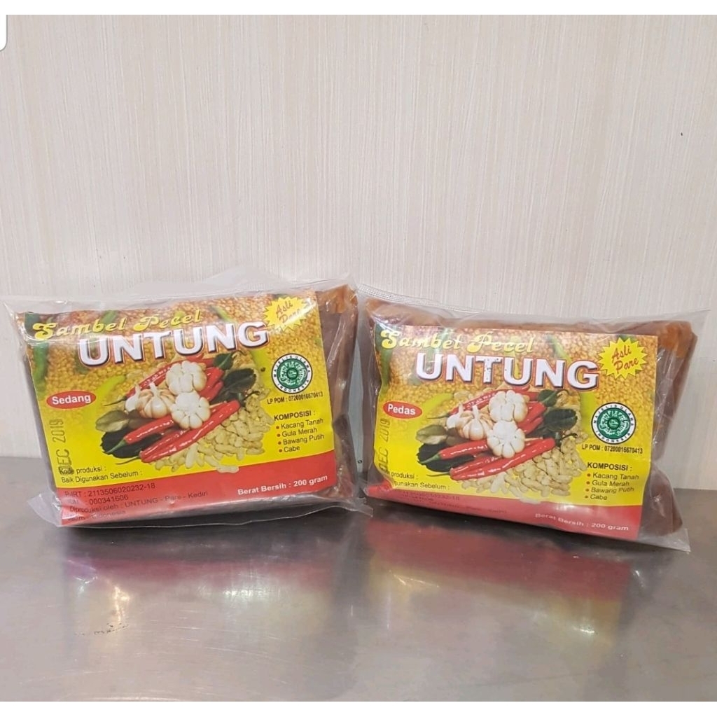 Sambel Pecel Untung 200gr bumbu pecel