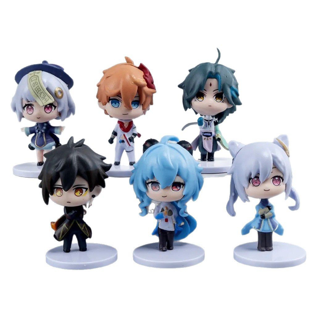 Action Figure Genshin Impact | Pajangan Anime Genshin Impact Qiqi Tartaglia Childe Xiao Zhongli Gany
