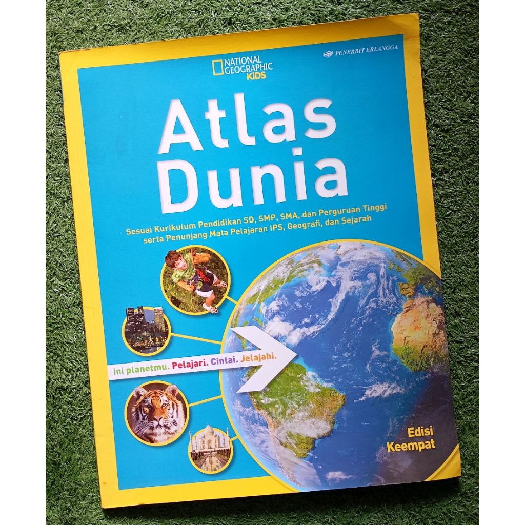 Atlas Dunia National Geographic Kids (Ori, Bekas, Preloved)