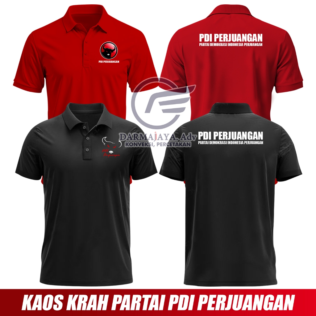 kaos partai PDI Perjuangan