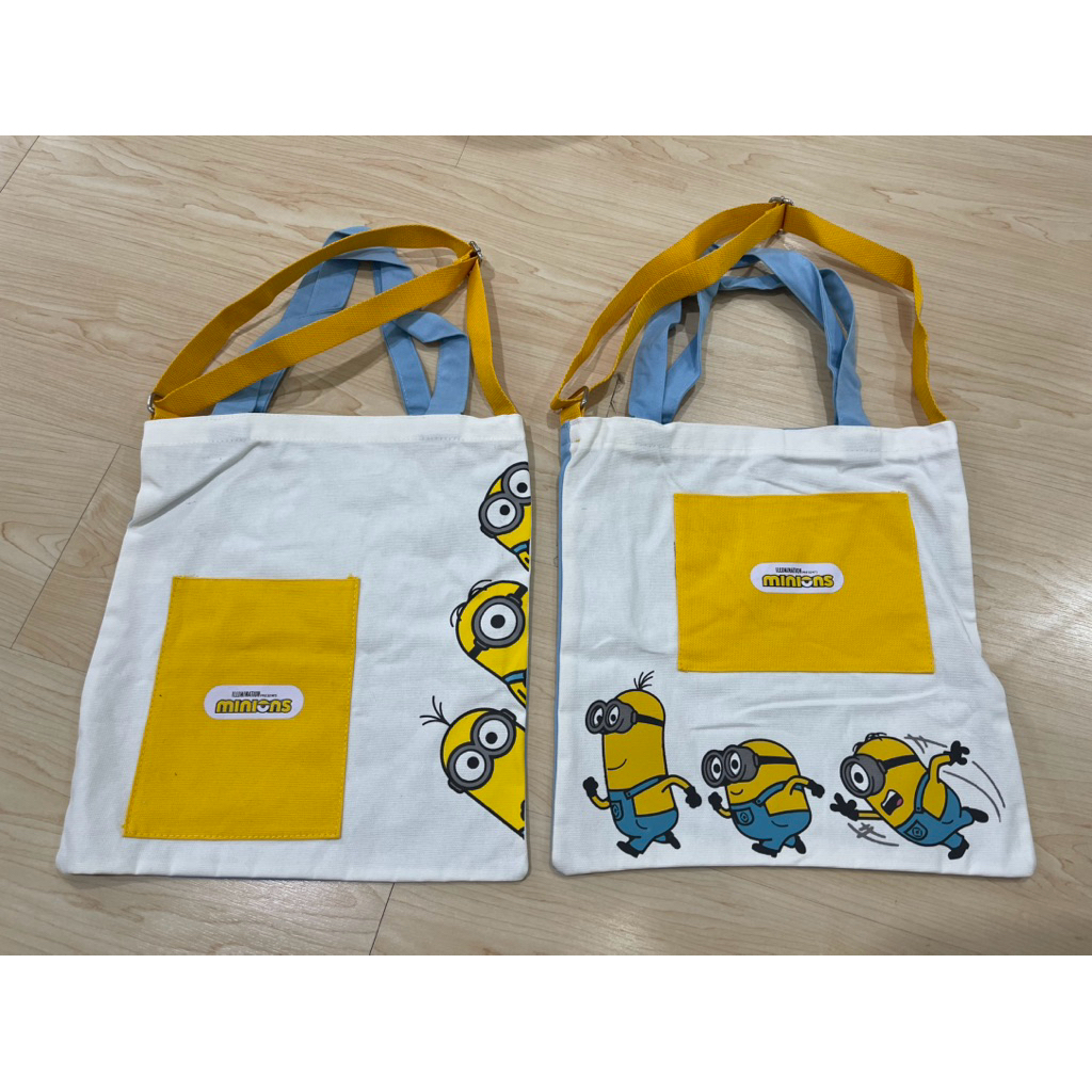 NEW Minion chatime shopping tote bag travel tas belanja