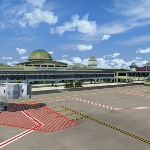 Addon - Scenery Binersim Sultan Iskandar Muda Int Airport (WITT) for P3D & FSX