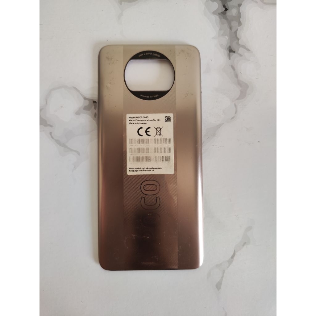 BACKDOOR POCO X3 PRO ORIGINAL BRONZE