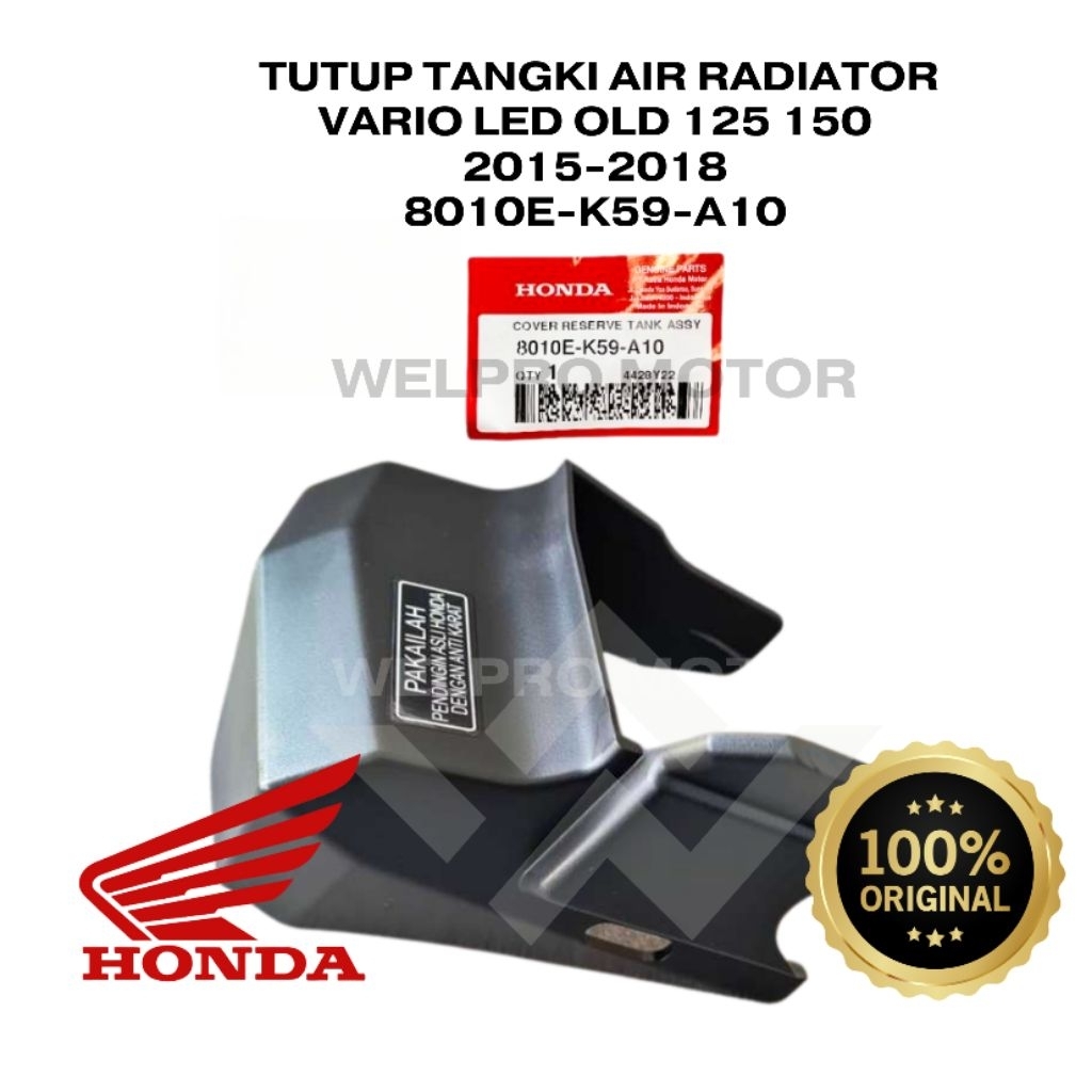 Tutup Tangki Air Radiator Tutup Hugger Vario 125 150 Led Old 2015-2018 Ori Honda AHM