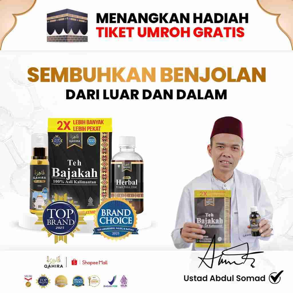 Qahira Obat Herbal Lipoma Kista Untuk Benjolan Kelenjar Tanpa Operasi Aman Halal BPOM