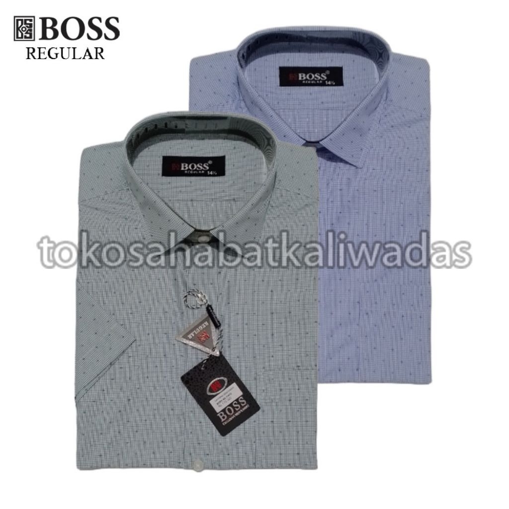 KEMEJA TANGAN PENDEK REGULAR BOSS 15674