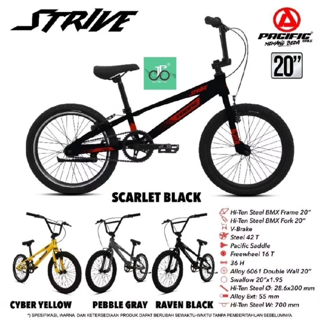 Sepeda BMX 20" Pacific Strive TERBARU