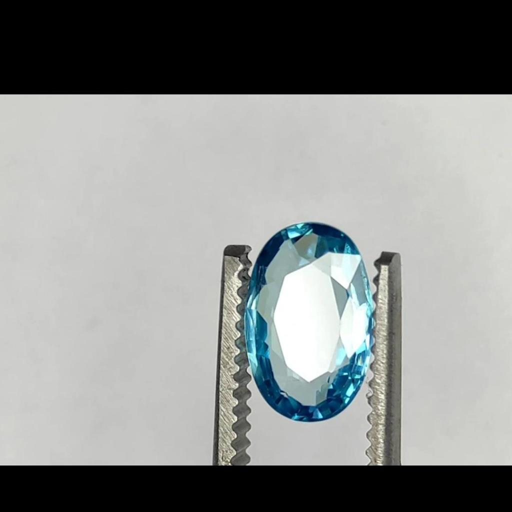 NATURAL (BATU ASLI) BLUE ZIRCON - (NBZ002)