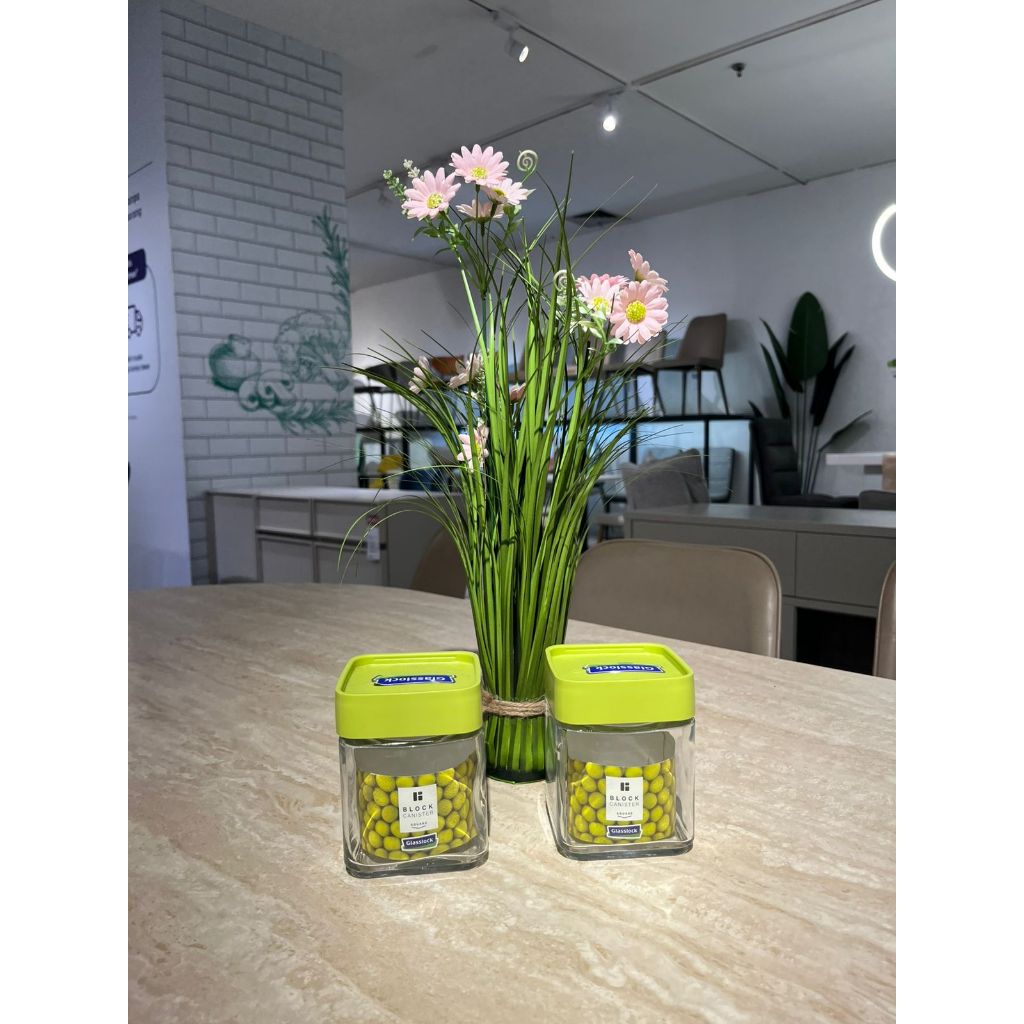 INFORMA GLASSLOCK BLOCK CANISTER SQUARE 500ml