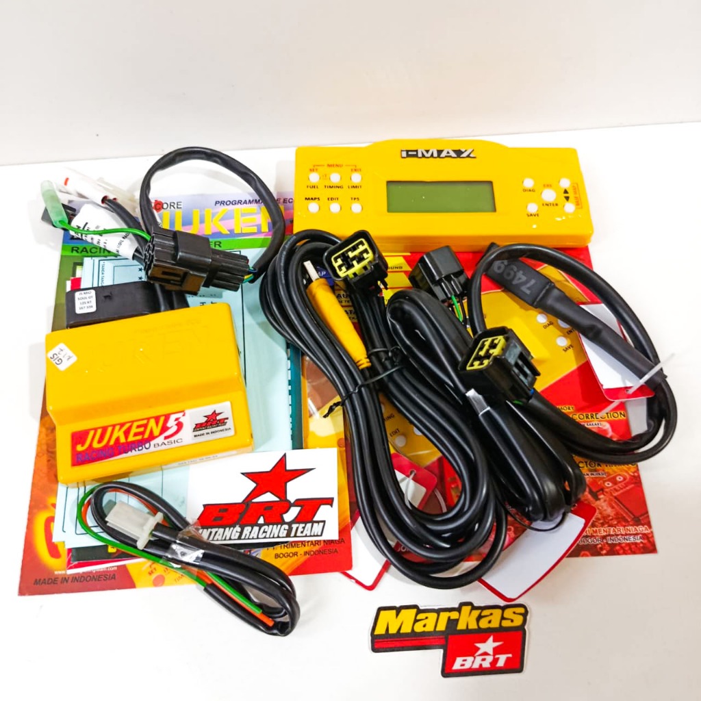 ECU JUKEN 5++ PLUS REMOTE KABEL USB KABEL BLUETOOTH JUKEN BRT SOUL GT 125 MIO M3 PIN 33 RACING TURBO
