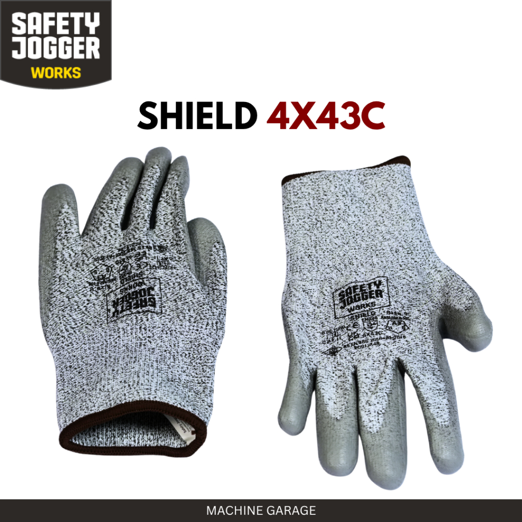 Sarung tangan pengaman HPPE SHIELD 4X43C Safety Jogger