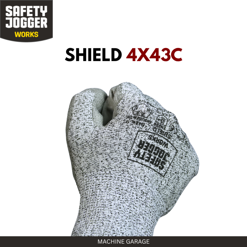 Sarung tangan pengaman HPPE SHIELD 4X43C Safety Jogger