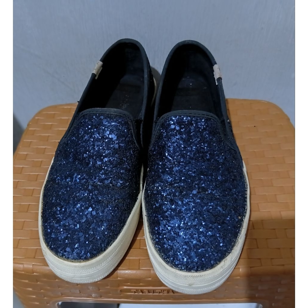 Keds Kate Spade Navy Glitter