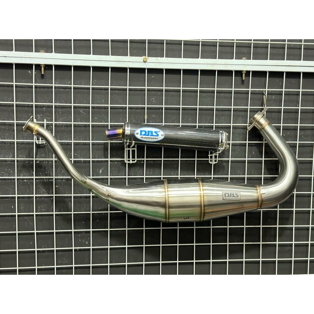 Knalpot DBS Ninja R RR SS Press Stenlis Silencer Carbon Cavlar