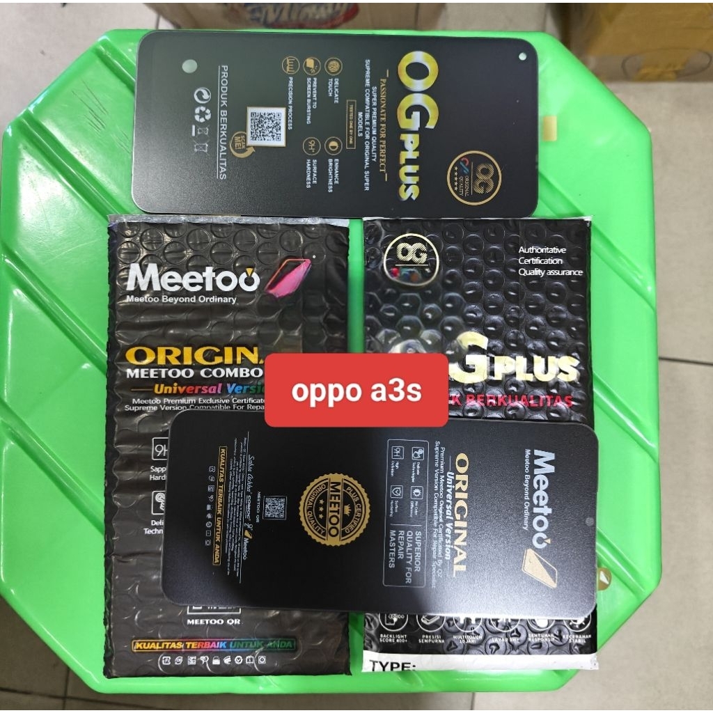 lcd oppo A3s layar merk random