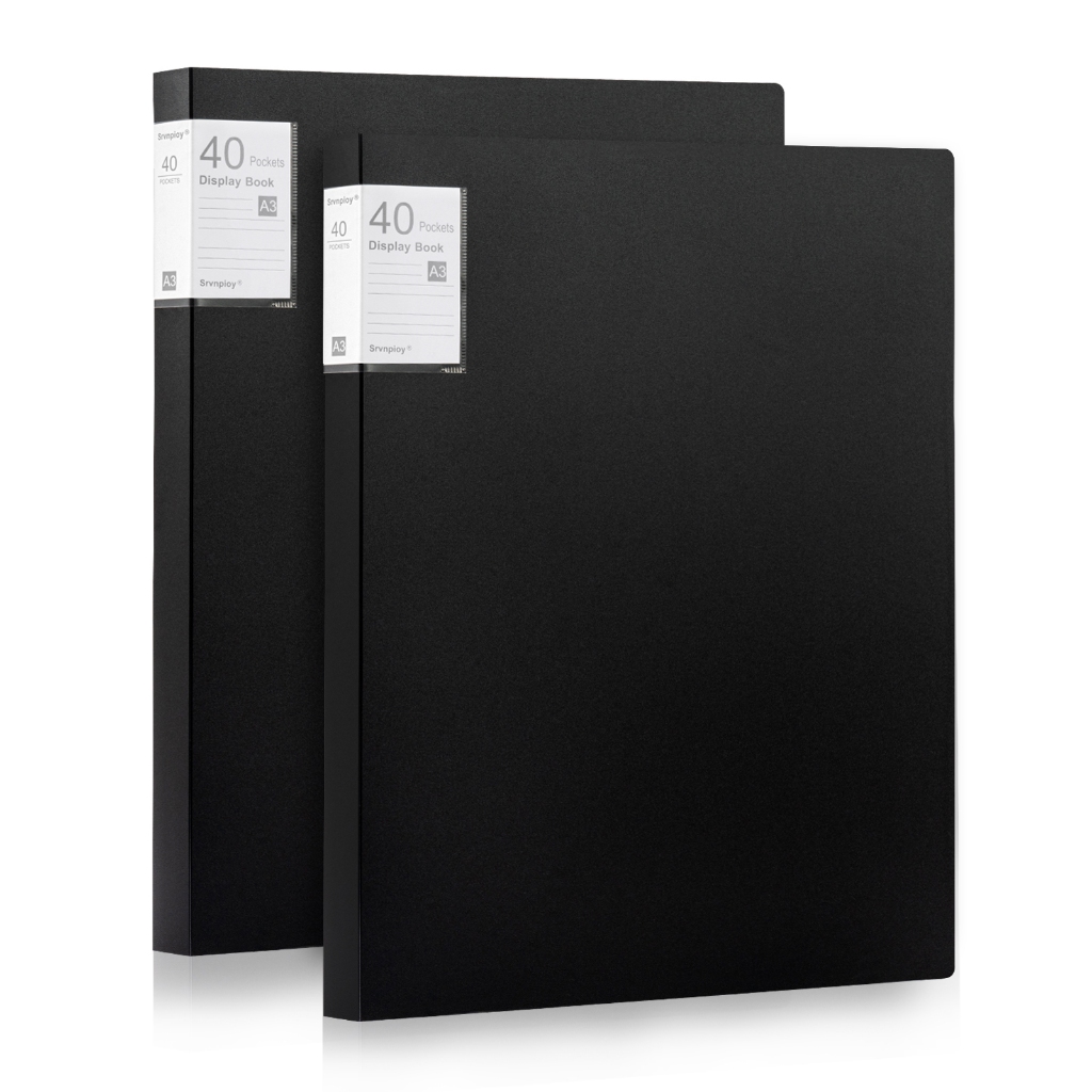 Clear File A3 - 40 Pockets / Clear Holder /Display Book A3 Potrait