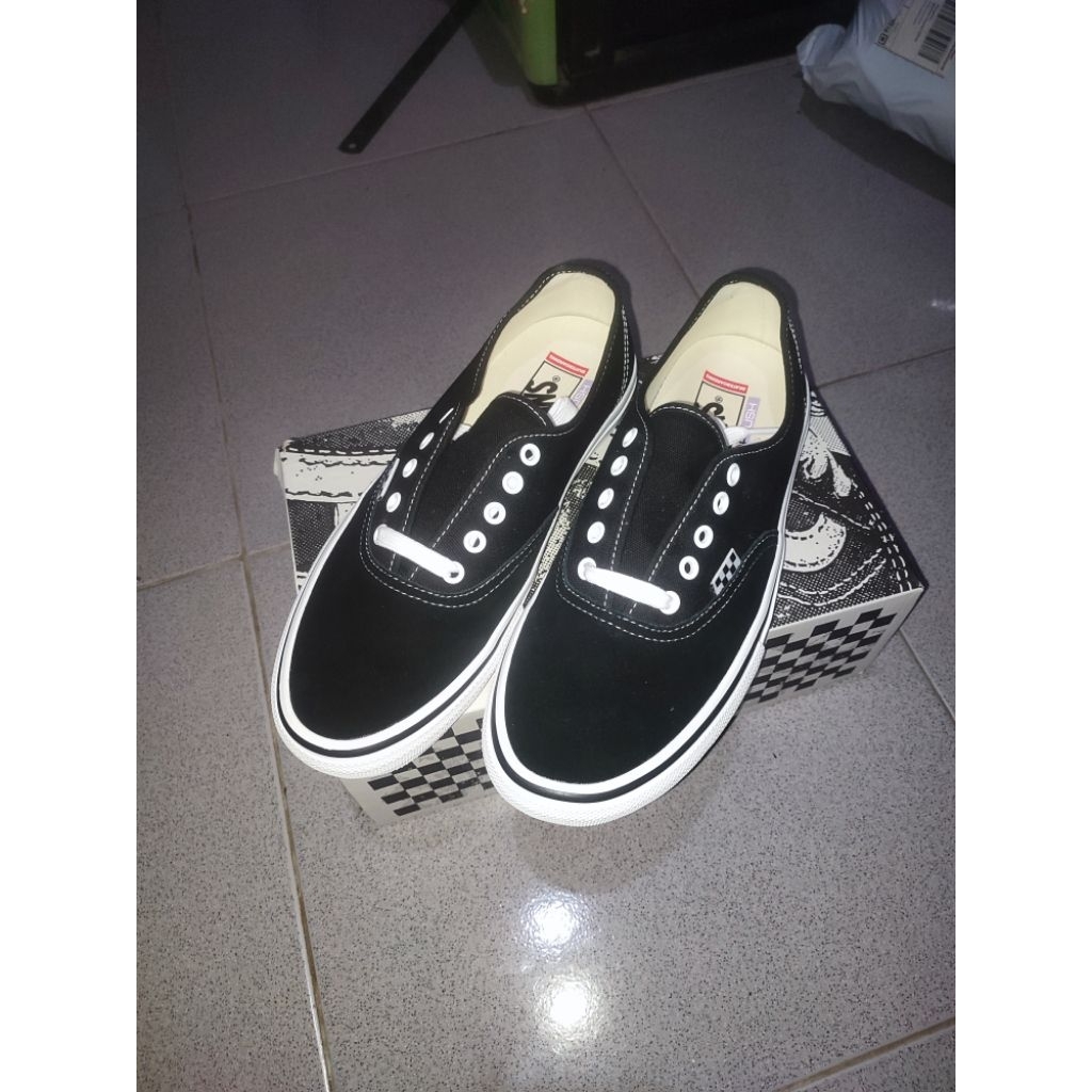 vans authentic skate bw resmi