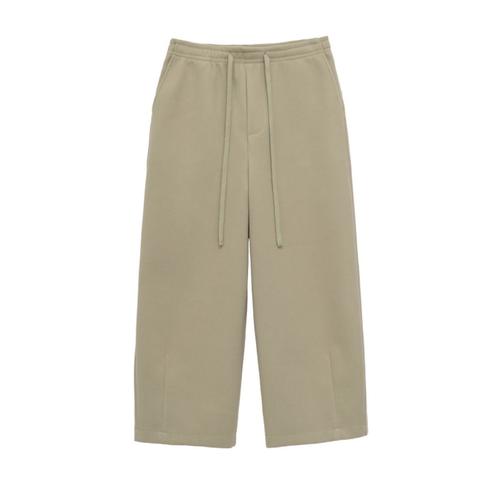 Bhusana Castle 80183 olive green autumn leisure drawstring trousers / celana panjang wanita