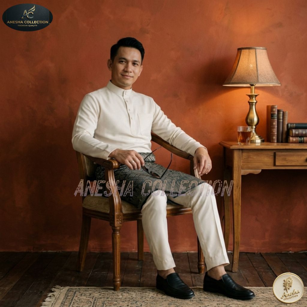 Set baju celana teluk belanga bahan TOYOBO premium