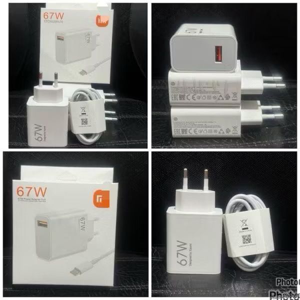 CHARGER XIAOMI 67W FAST CHARGING / charger xiaomi 67W tipe c / type c / adaptor charger MDY-12 -EU /