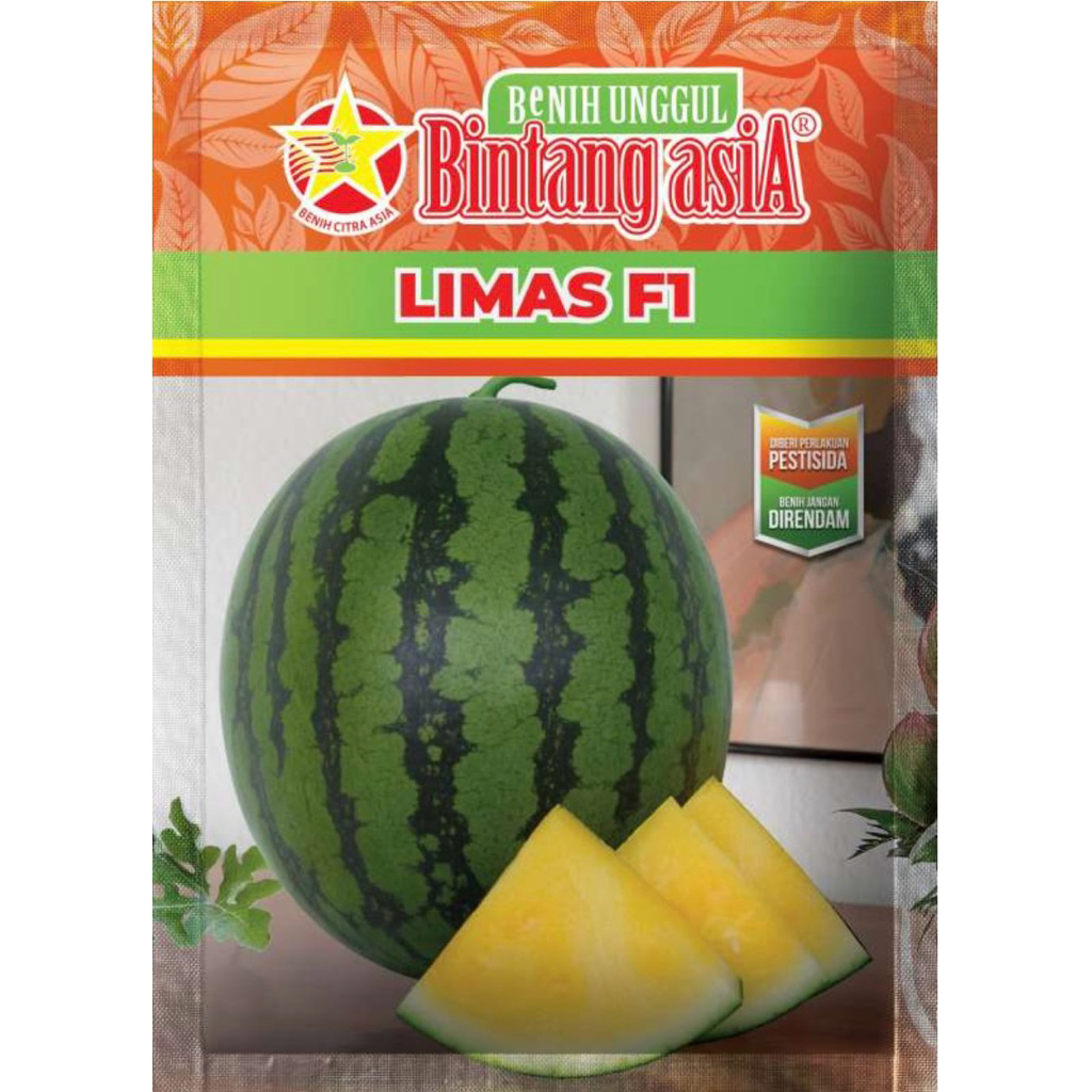 Benih Semangka LIMAS F1 NON BIJI 20gr // BINTANG ASIA