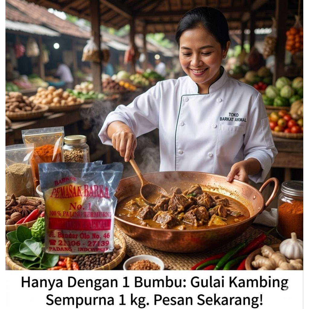 Bumbu Pemasak Gulai Kambing untuk 1 ekor Kambing