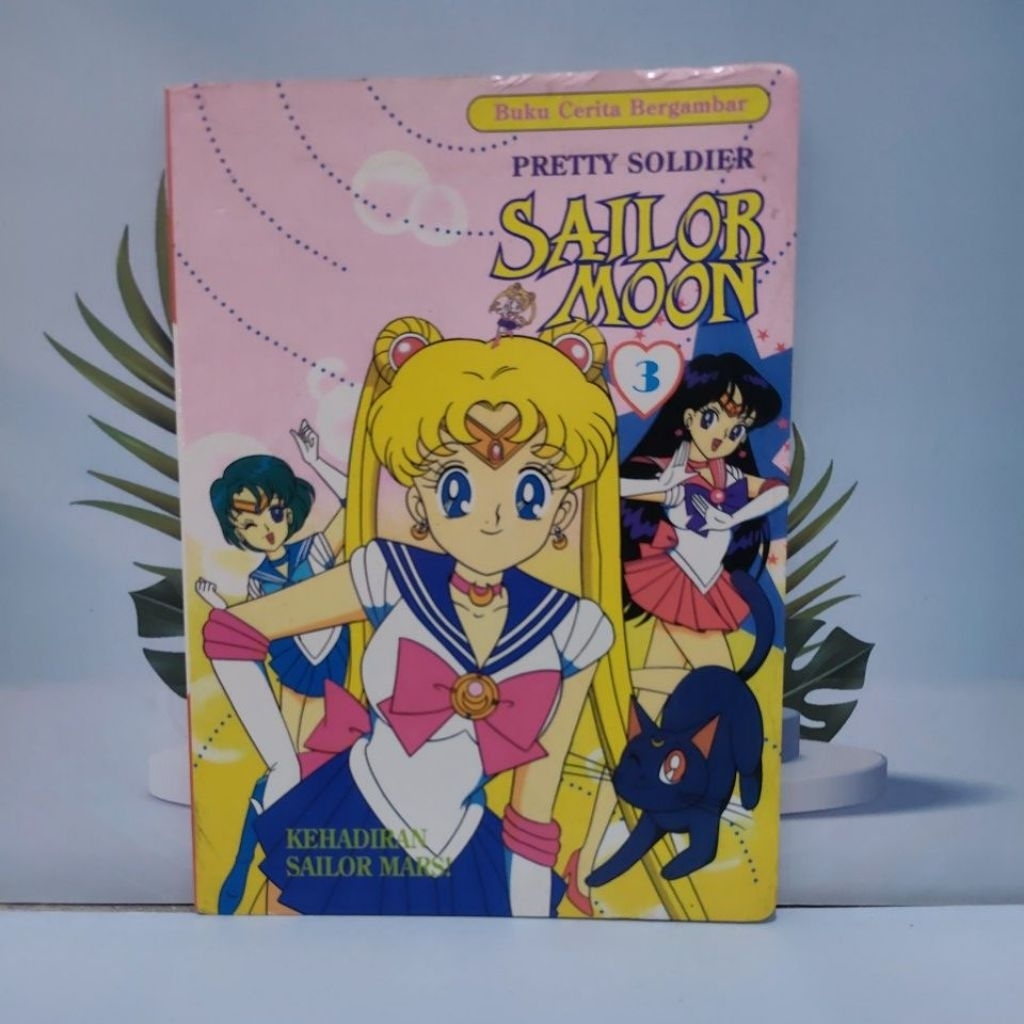 Buku Bacaan Anak Sailor Moon ( Kehadiran Sailor Mars ) Bahasa Indonesia Boardbook