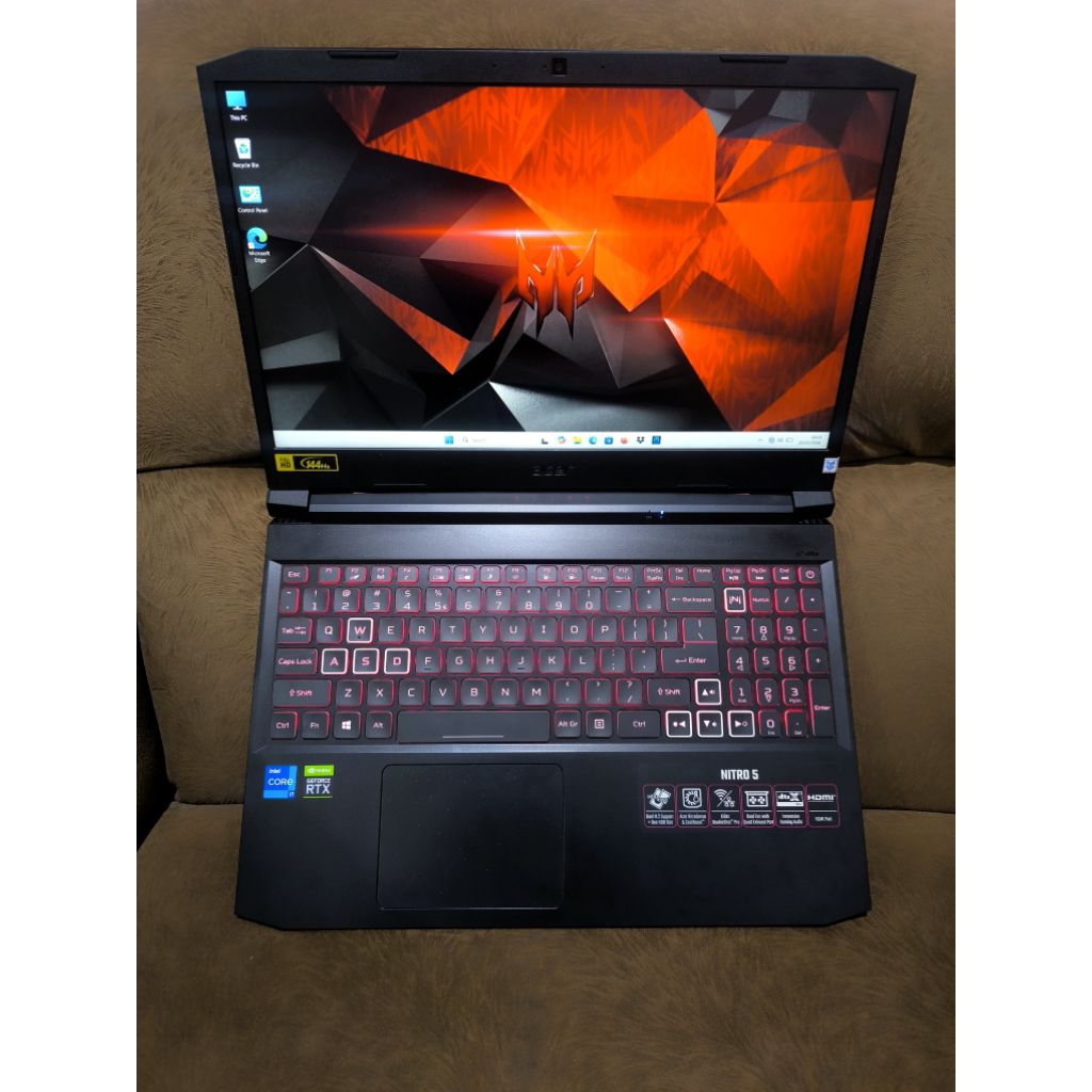 Laptop Gaming Acer Nitro Intel core i7 Ram 16 GB SSD Nvme 512 GB VGA Nvidia GeForce RTX 3050