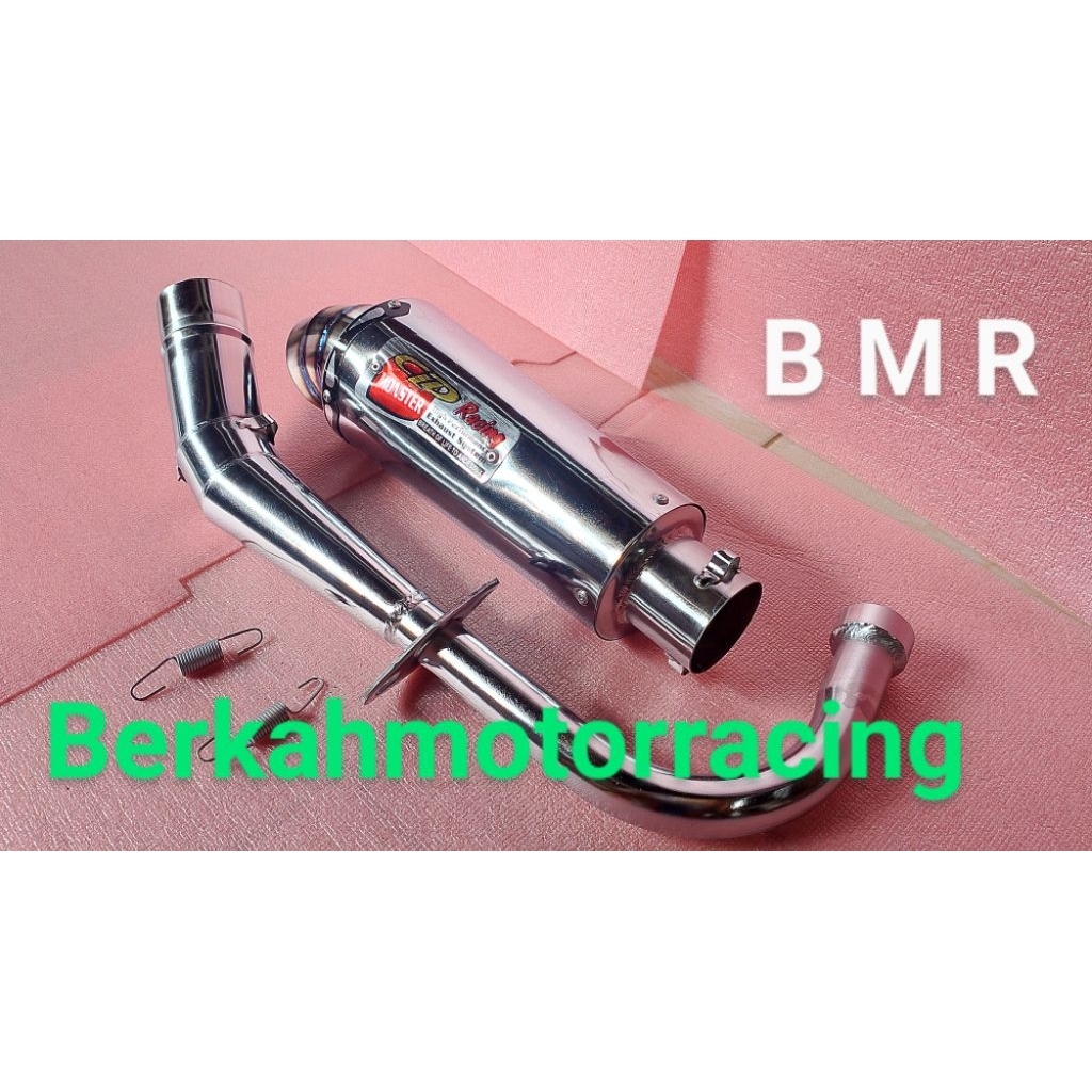 knalpot standar racing CLD untuk Supra, Revo, Blade, Astrea grand