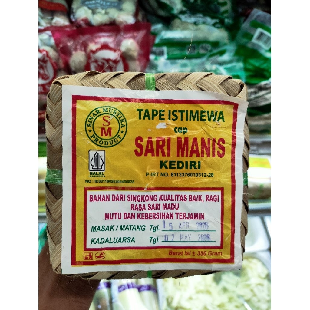 Tape singkong Sari manis kediri tape singkong istimewa mutu dan kualitas terjamin
