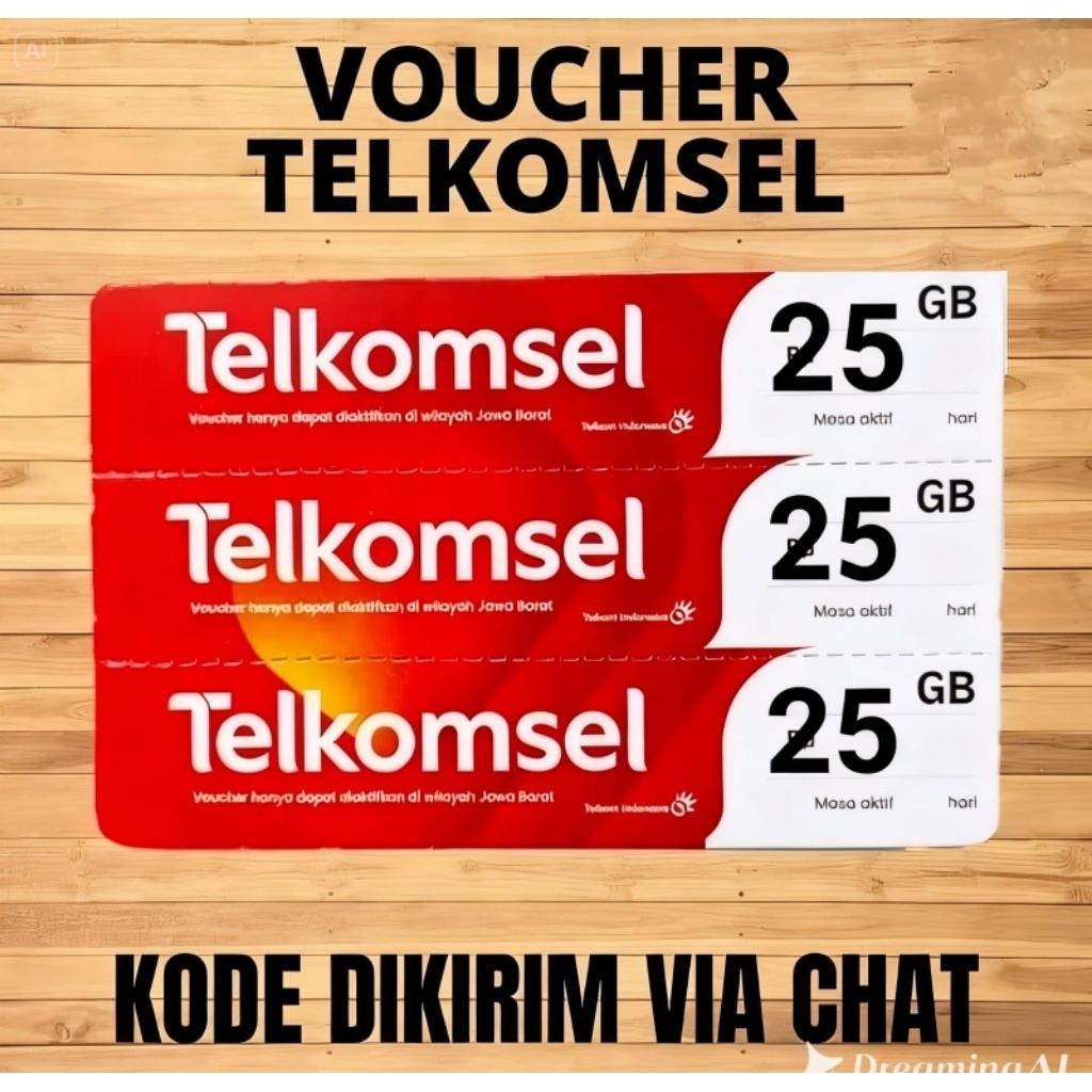 VOUCHER TELKOMSEL 25GB/28HARI JATIM (KODE VOUCHER DIKIRIM LEWAT CHAT)