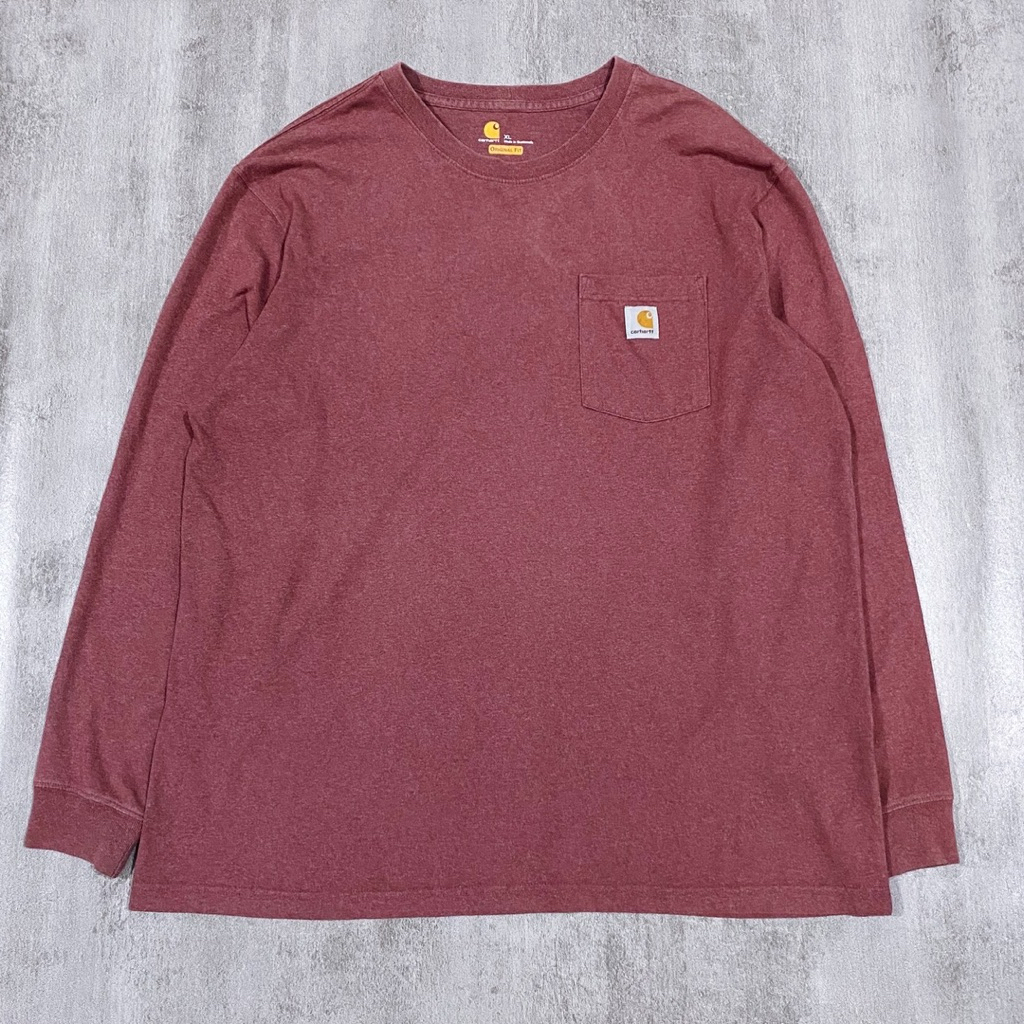 Long Sleeve CARHARTT Jumbo Maroon
