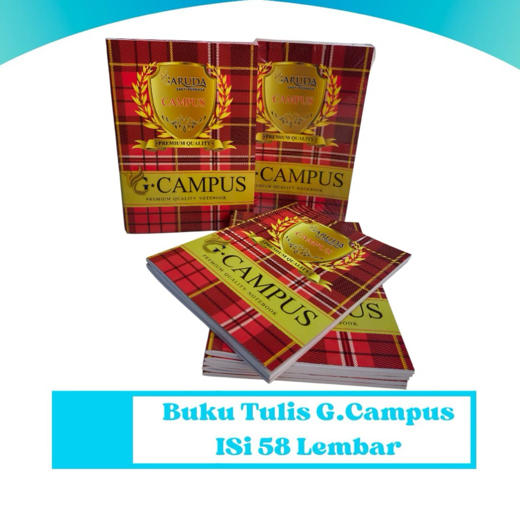 Buku Tulis Campus 50 lembar 10 buku G Campus ukuran boxy Campus panjang