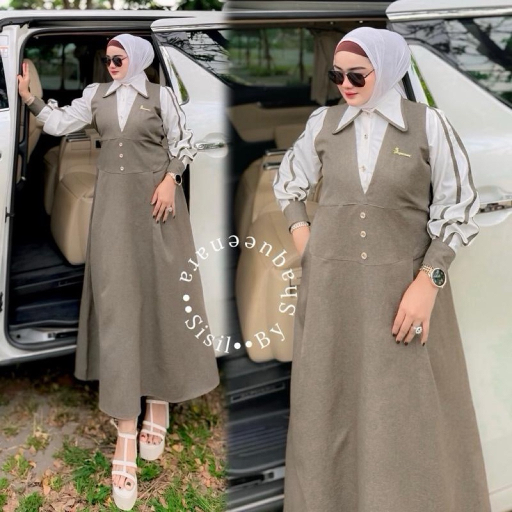 Gamis Sisil | Gamis Sisil Uni Ara | Gamis Uni Ara | Dress Sisil | Dress Sisil Uni Ara