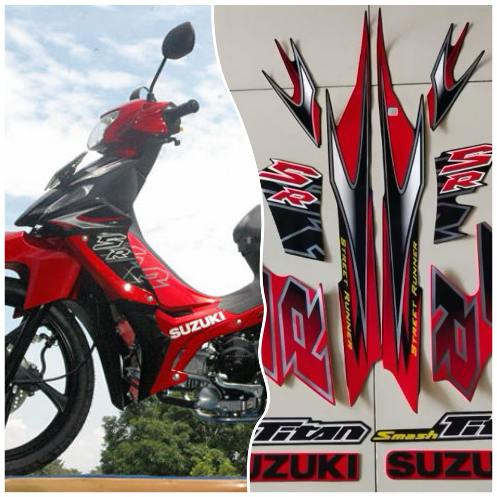Striping Stiker Smash 110 Titan SR 2010